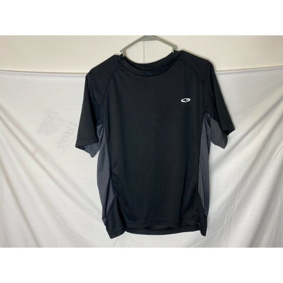 MENS MEDIUM CHAMPION ACTIVEWEAR SHIRT TOP BLACK GRAY - Picture 1 of 2
